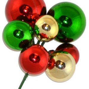 Multi Color Plastic Ball Pick Red/Gold/Green