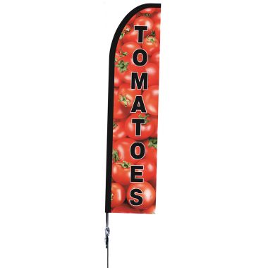 Shark Fin “Tomatoes” Flag Only