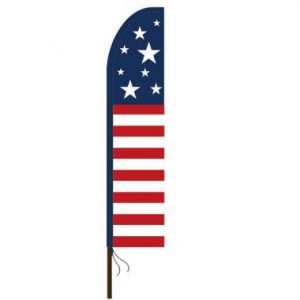 Shark Fin “Patriotic” Flag Only