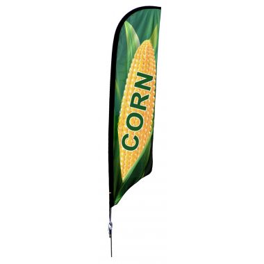 Shark Fin “Corn” Flag Only