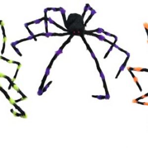 55″ Colorful Spiders