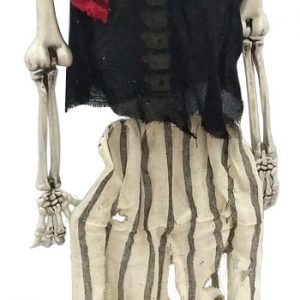 62″ Hanging Poseable Pirate Skeleton