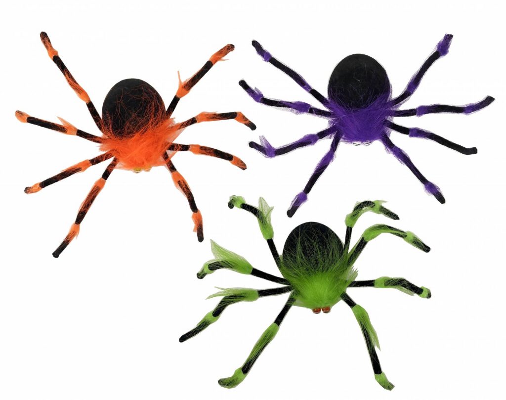 19″ Colorful Spiders