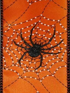 Wired Orange Spider Web