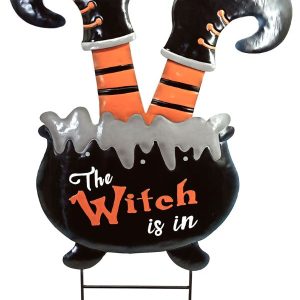 29″ Witch Cauldron Stake