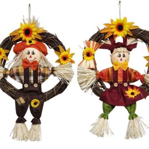 11″ Scarecrow Wreath
