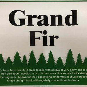 Grand Fir Sign