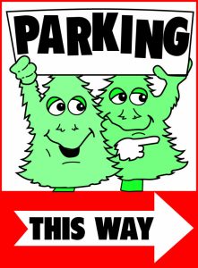 Parking This Way Sign Double Sided
