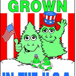 Grown In the USA Sign