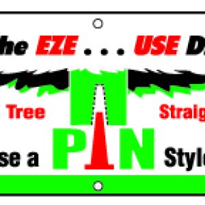 “Choose A Pin Style Stand” Banner