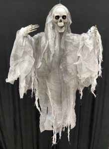 40″ Hanging White Ghoul w/LED
