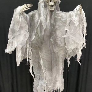 40″ Hanging White Ghoul w/LED