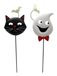 20″ Cat & Ghost Stake