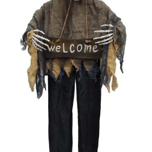 41″ Hanging Ghoul w/Sign