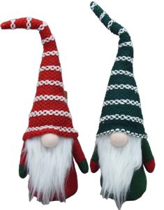 13″ Standing Gnome w/Lighted Nose
